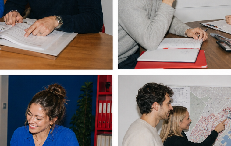 Une équipe recrutement étudie un dossier lié à la Loi 629